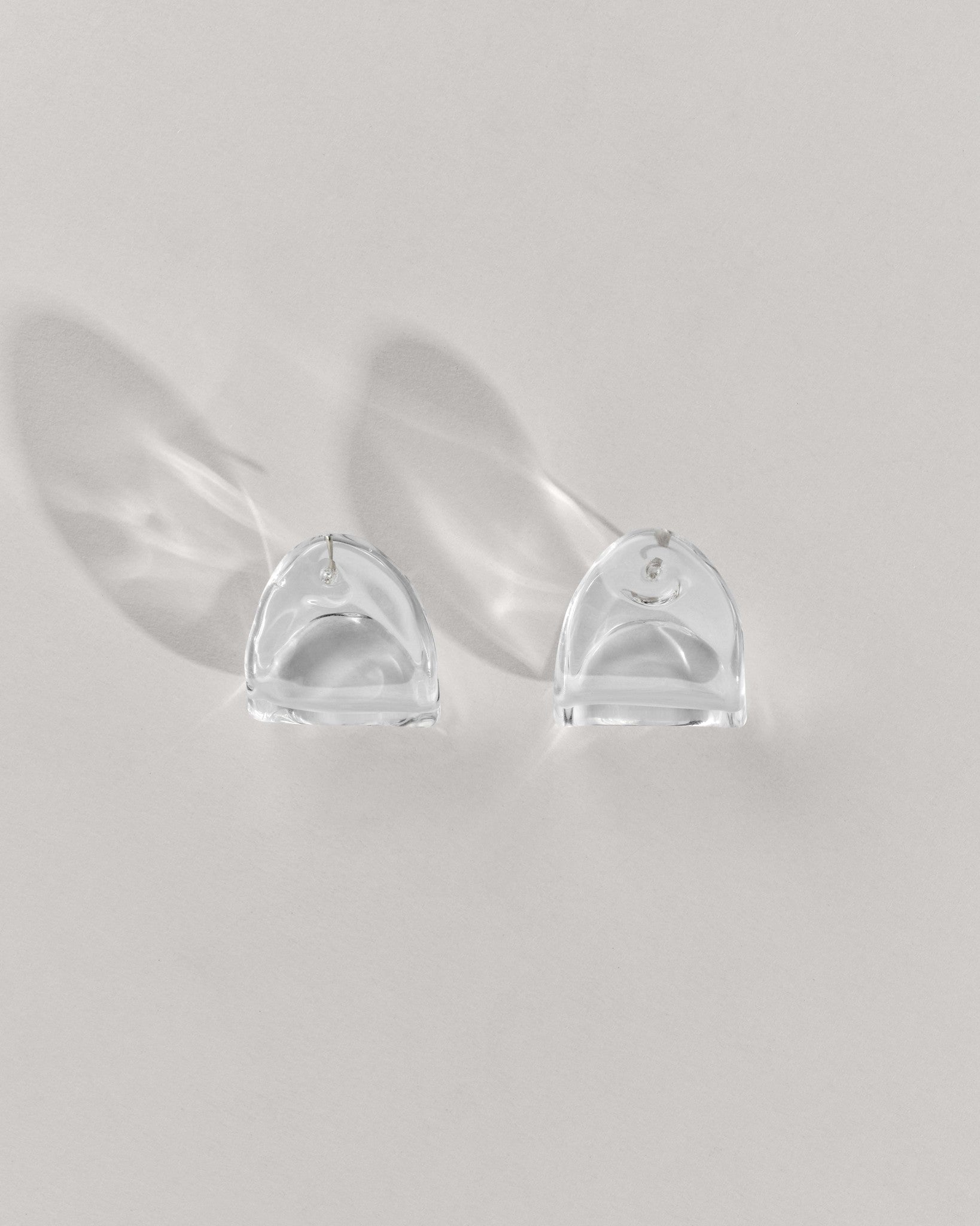 Glassy Foldover Earrings