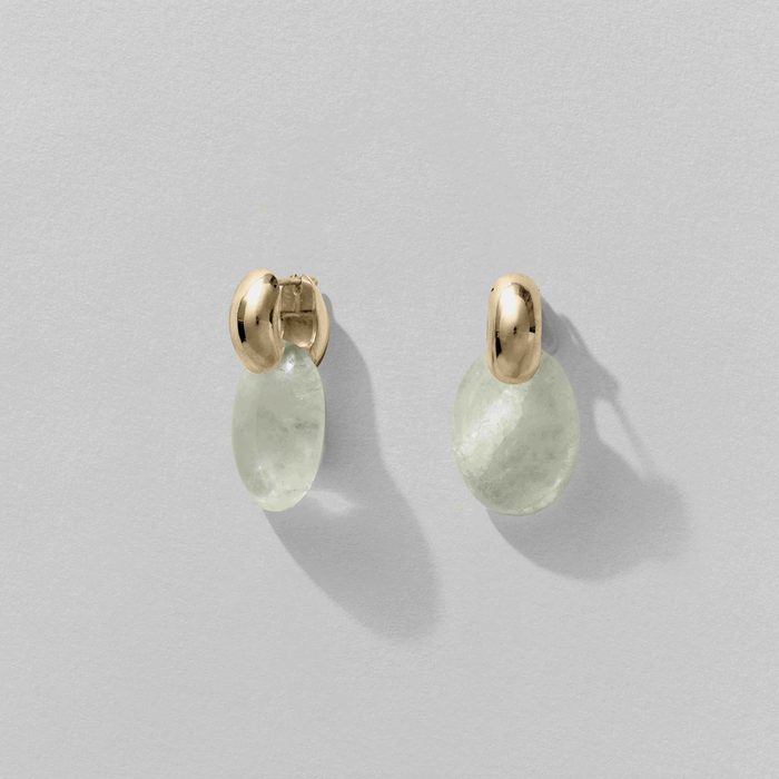 Quartz Drop Earrings - Sample Sale