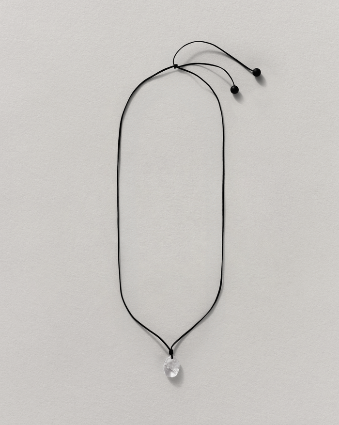 Quartz Drop Necklace - Sample Sale