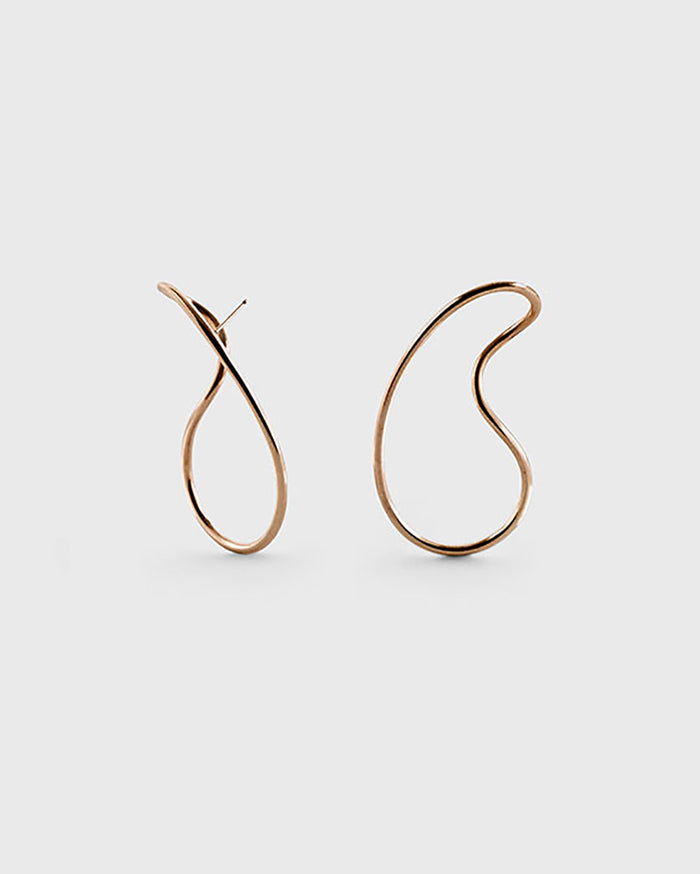 Endless Curve Earrings, Sml - Sample Sale