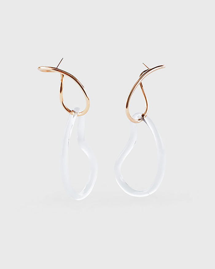 Endless Glassy Earrings - Sample Sale